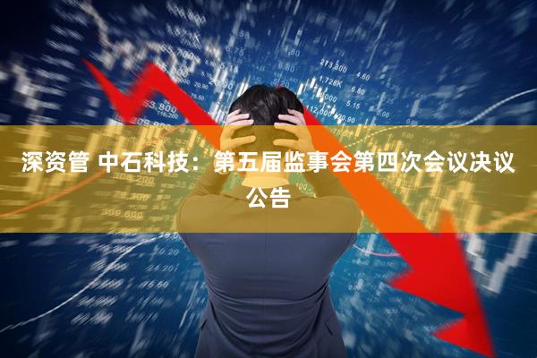 深资管 中石科技：第五届监事会第四次会议决议公告