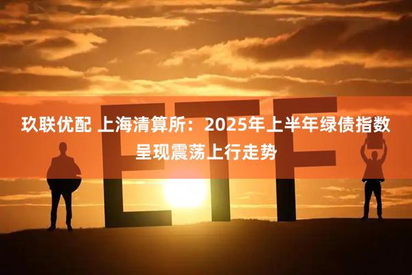 玖联优配 上海清算所：2025年上半年绿债指数呈现震荡上行走势