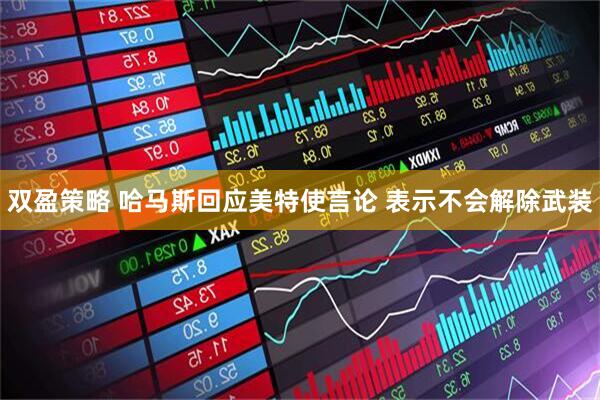 双盈策略 哈马斯回应美特使言论 表示不会解除武装