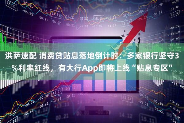 洪萨速配 消费贷贴息落地倒计时：多家银行坚守3%利率红线，有大行App即将上线“贴息专区”