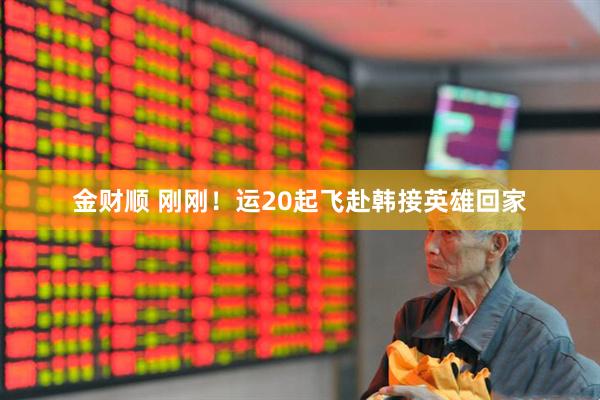 金财顺 刚刚！运20起飞赴韩接英雄回家