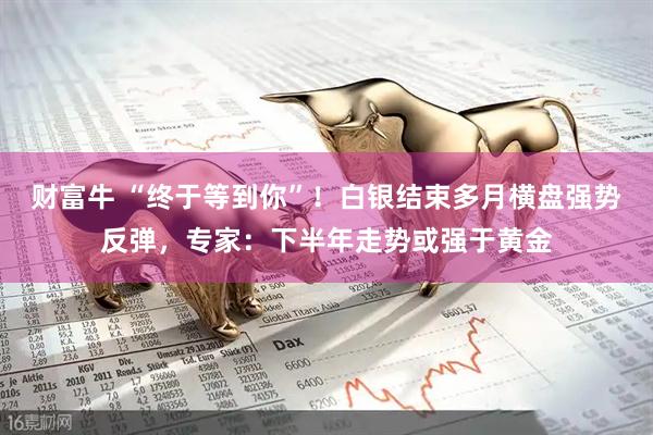 财富牛 “终于等到你”！白银结束多月横盘强势反弹，专家：下半年走势或强于黄金